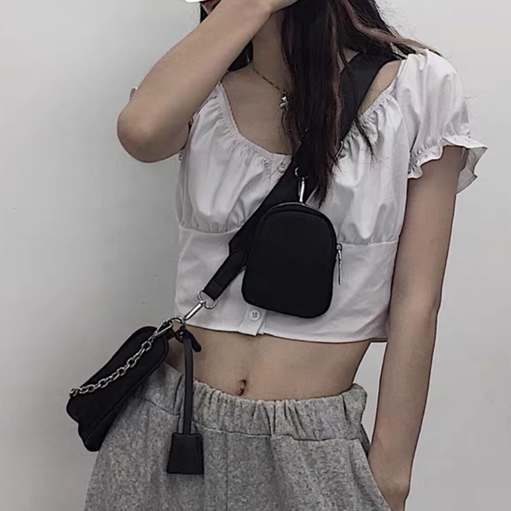3 - 1 Black Bag- crossbody, handheld multiple ways